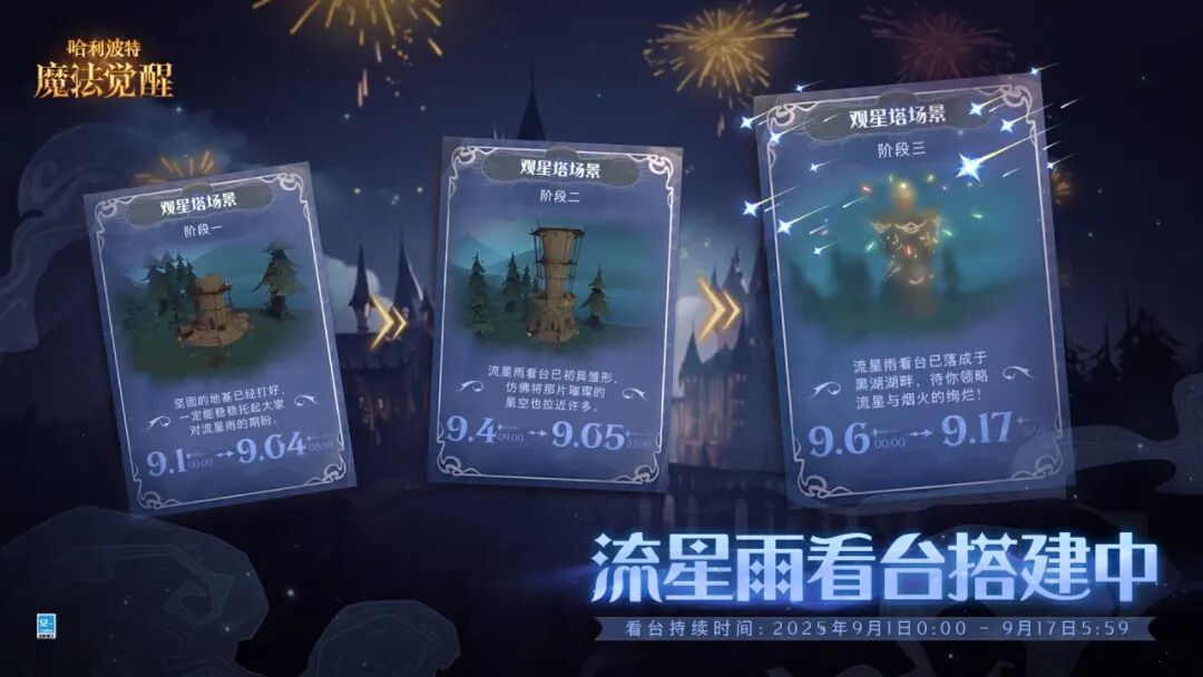 魔法头条丨流星雨看台搭建中！