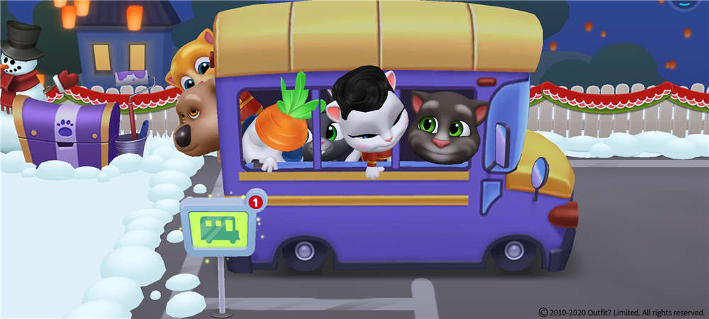 《汤姆猫总动员》怎么去小镇逛街？