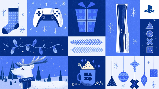 PlayStation博客分享圣诞贺卡 50余家厂商共贺圣诞