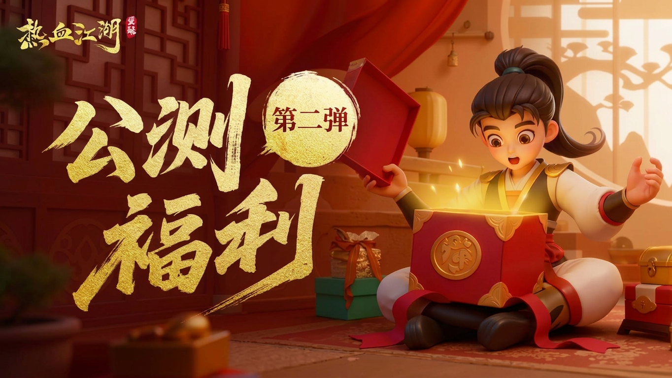 公测福利第二弹！奖励全面升级，豪华大奖与代言人福利齐发！