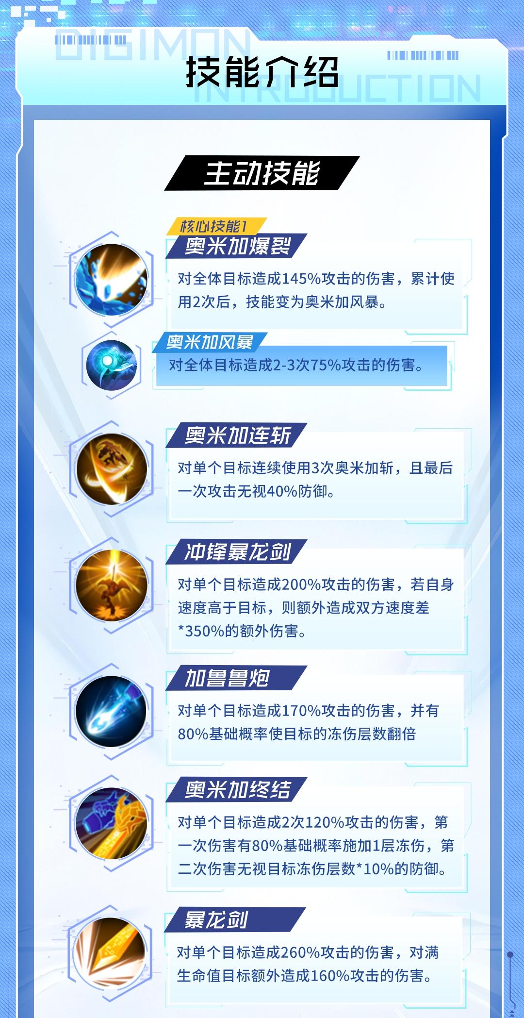 战斗数据库│奥米加兽