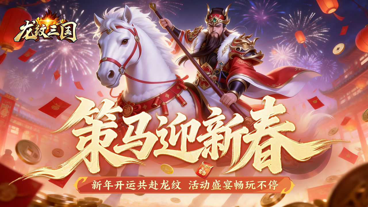 更新公告丨《龙纹三国》春节版本资料片「骏马迎春」即将开启