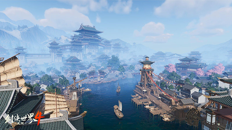 1亿㎡无缝江湖！《剑侠世界4：无限》三大亮点全扫描