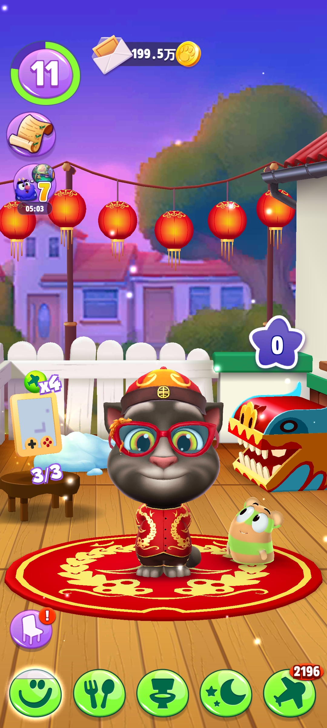 新春版本国风满满，与汤姆猫到神龙王国冒险啦！