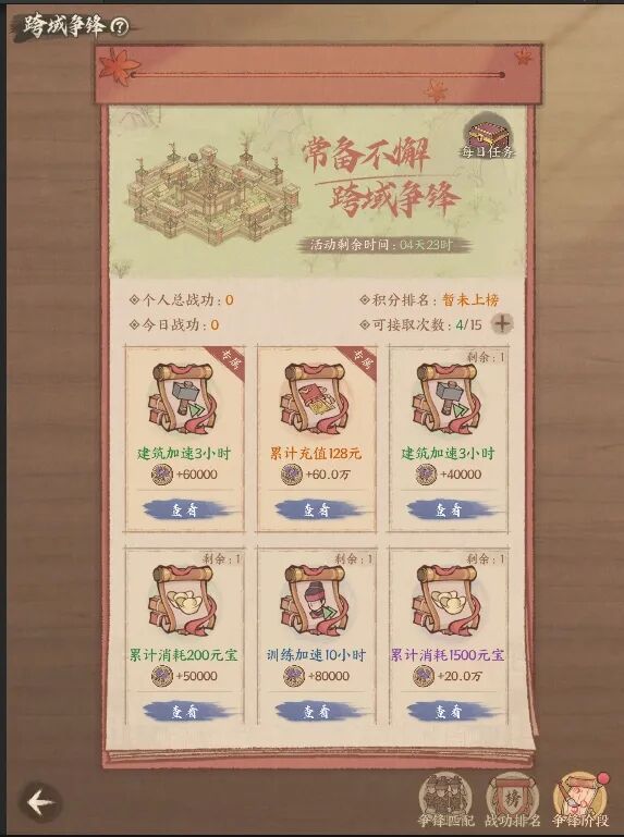 玩法更新预告丨 【跨域争锋】小战区对决全面开启！九州烽火，共铸荣耀！