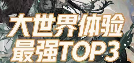 谁是你心中的大世界体验TOP1？