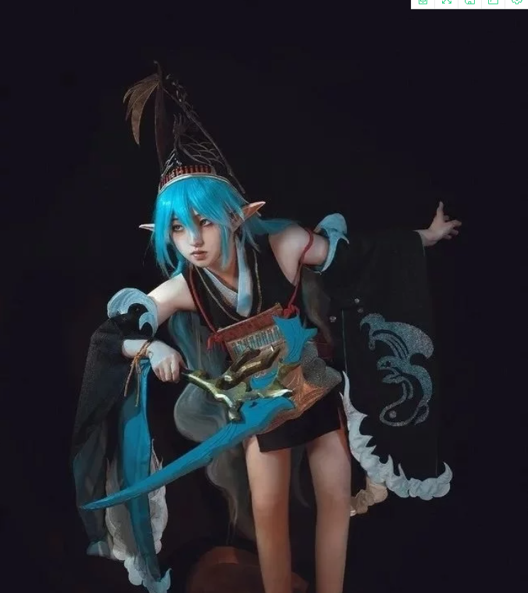 cos：阴阳师金鱼姬双子cos正片