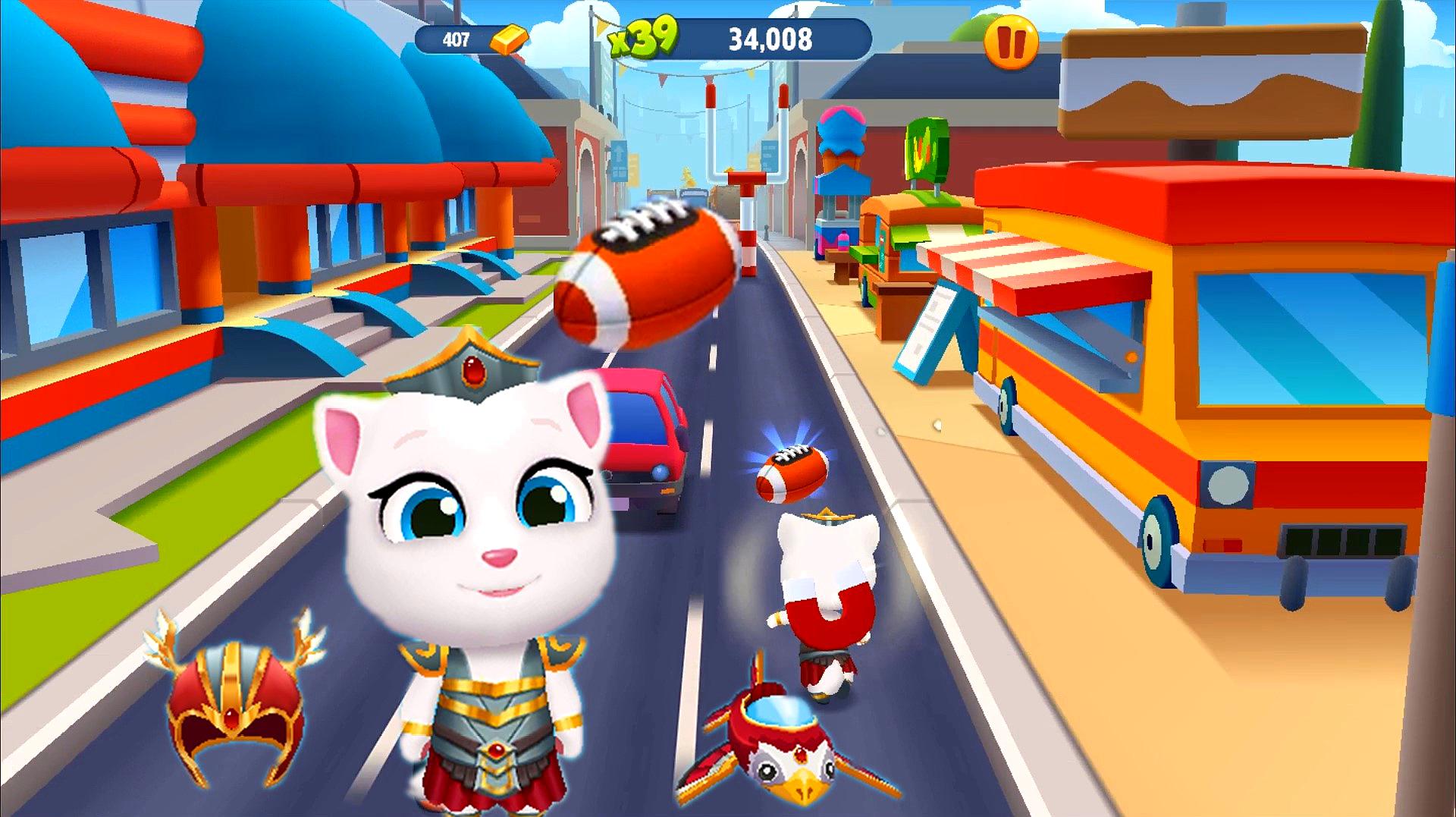 《汤姆猫跑酷》：超萌汤姆猫带你挑战极限，畅享3D卡通跑酷乐趣！