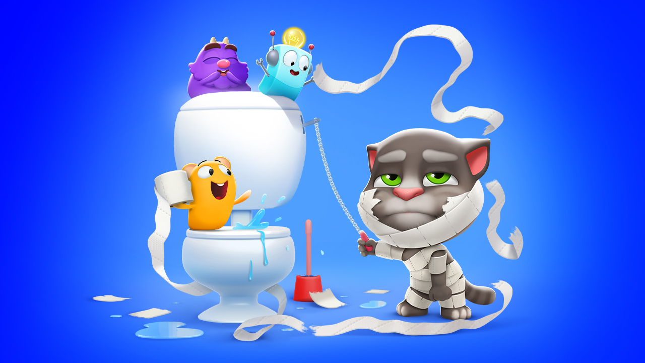 《我的汤姆猫 2》3 月 17 日版本更新：卫生间焕新升级，爆笑与治愈齐飞！