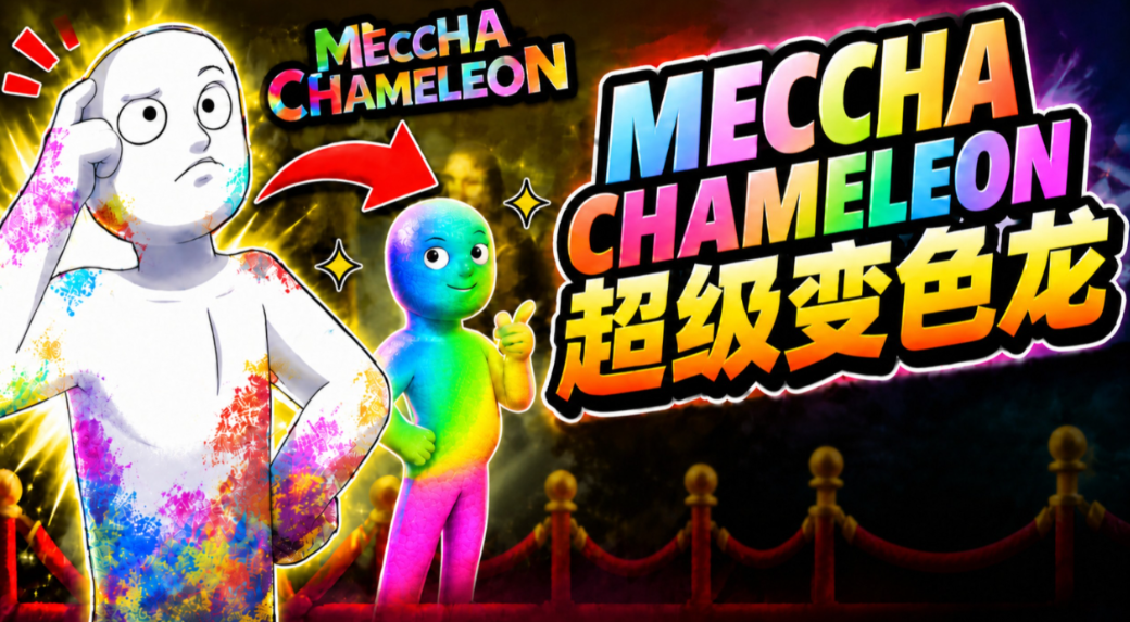 《超级变色龙》美术生狂喜，手残党整活！化身“人形变色龙”现场涂鸦