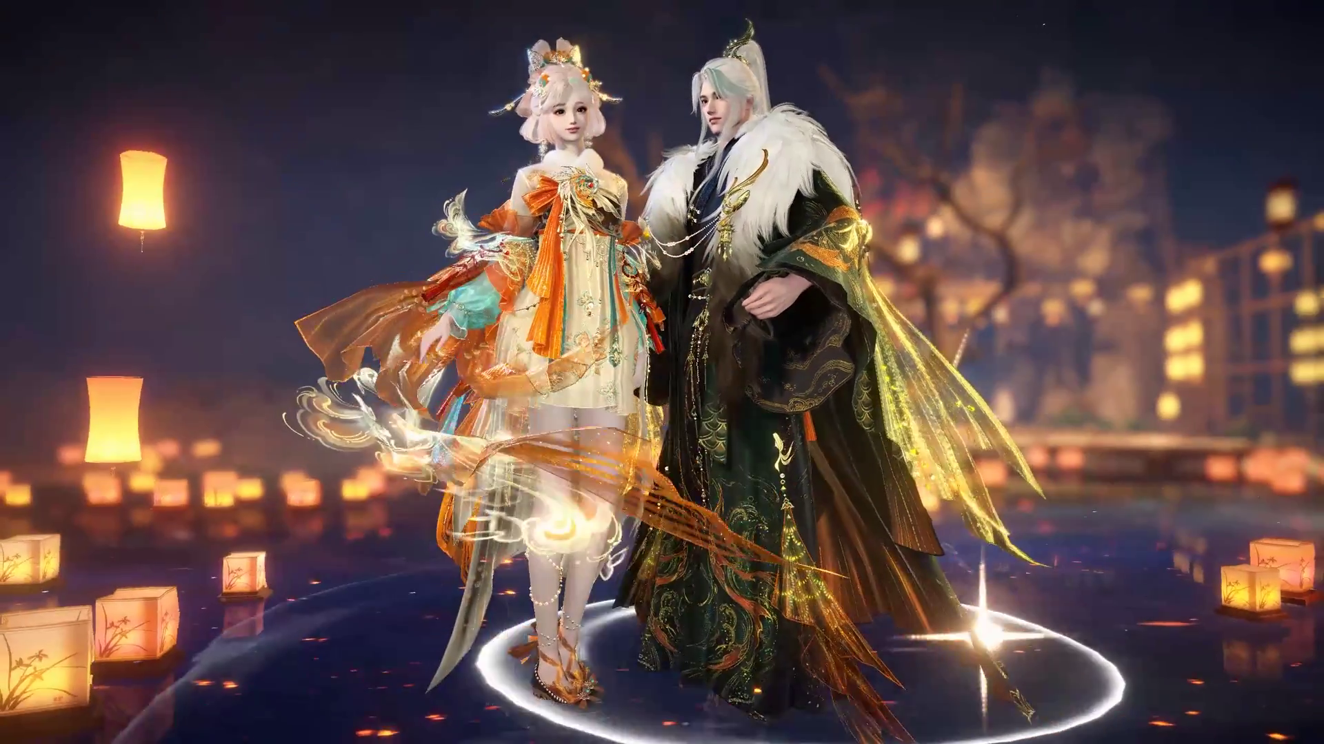 古诗词里的中式浪漫在这一刻具像化了…… 