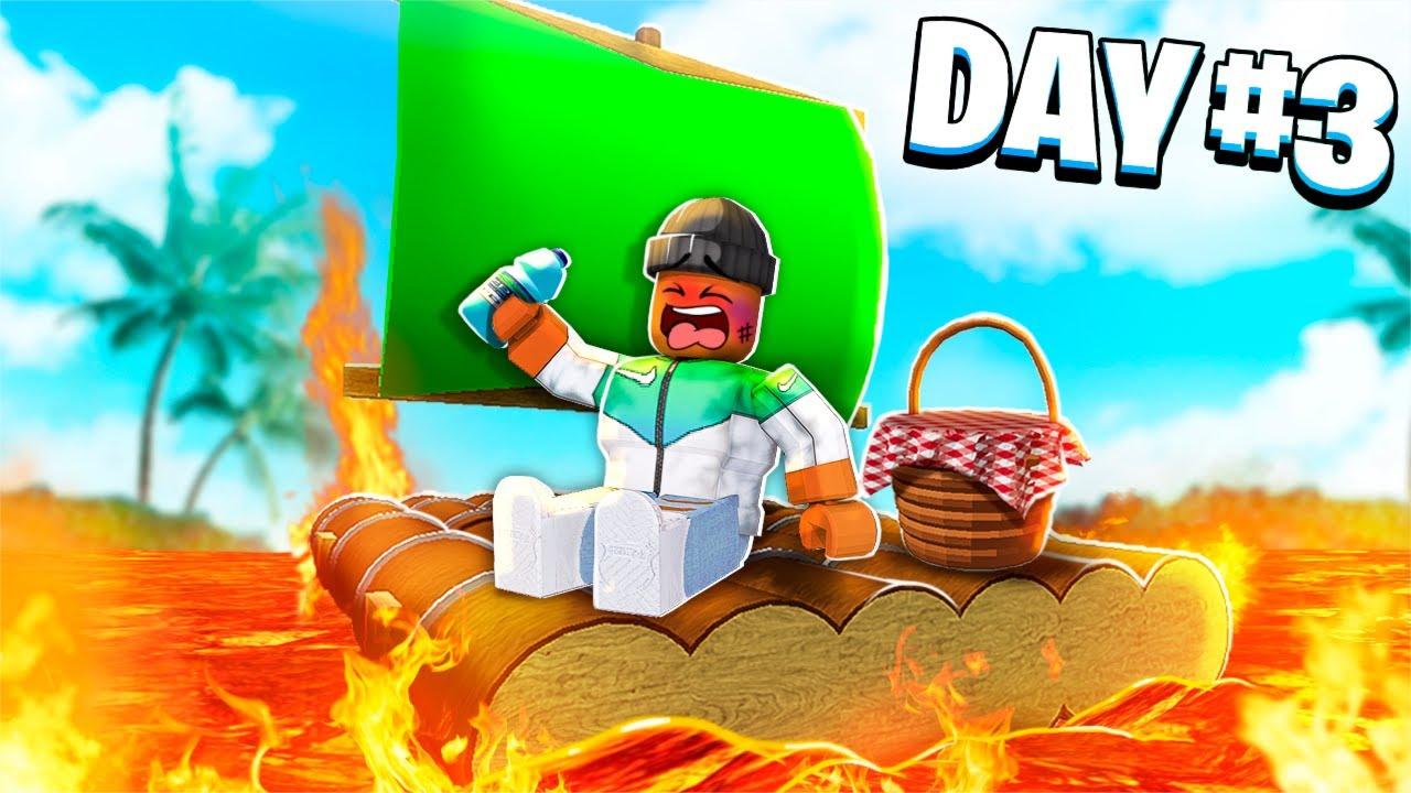 Roblox造船模拟器：木筏生存大挑战！两个方块就能通关？小格解说