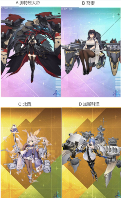 【已开奖】二期科研中你最喜欢哪位舰娘？