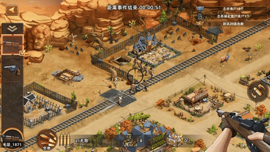 牛仔往事，西部战歌！《落日战火》拓荒测试今日开启！