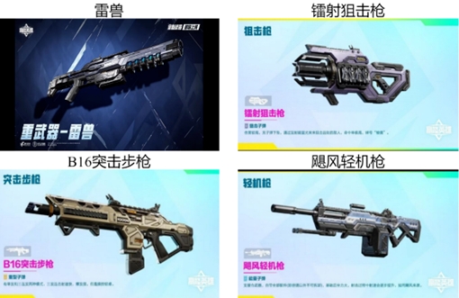 【已开奖】新武器比较，你最喜欢使用哪一个？