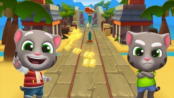 汤姆猫跑酷比赛赛跑幸好留了后手