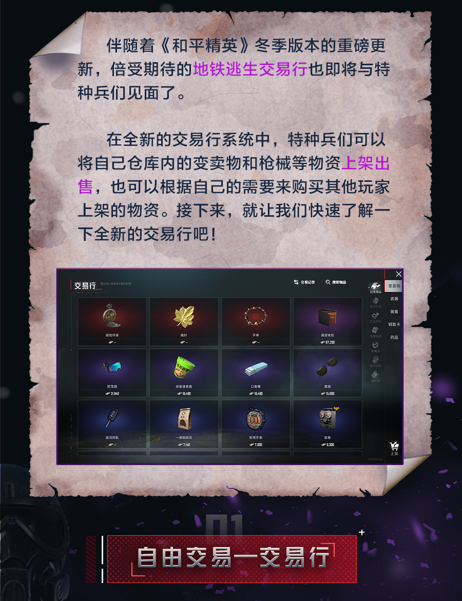 新版本爆料丨自由交易开张大吉，地铁交易行正式上线！