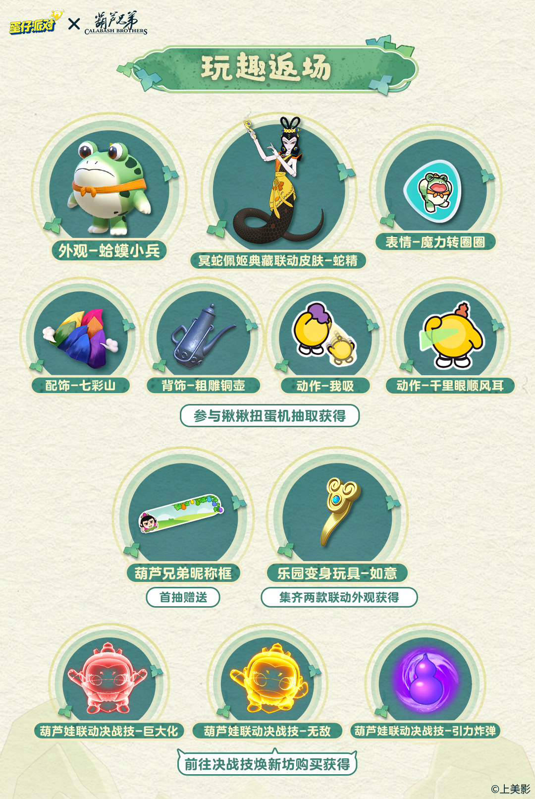 【葫芦兄弟】福利大甩卖？超值7连送回归！