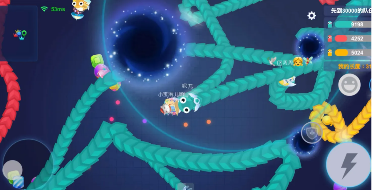 贪吃蛇大作战：团战模式中资源才是胜利