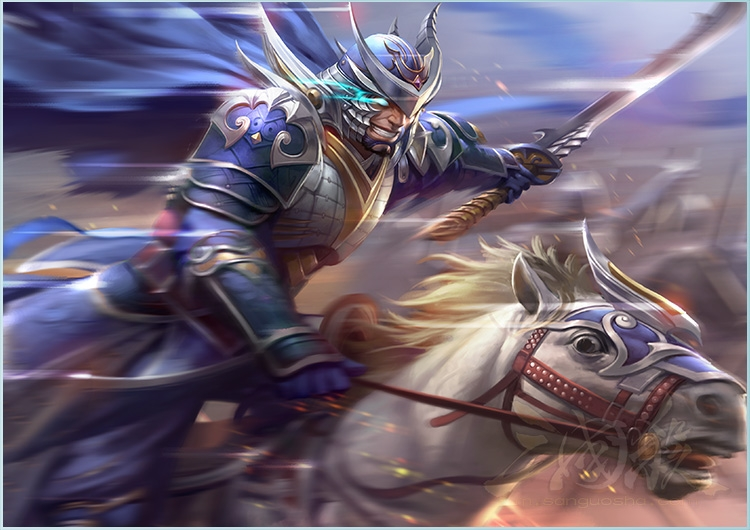 三国杀：夏侯渊成为喜剧人，为什么的我的双刀和你们不太一样？