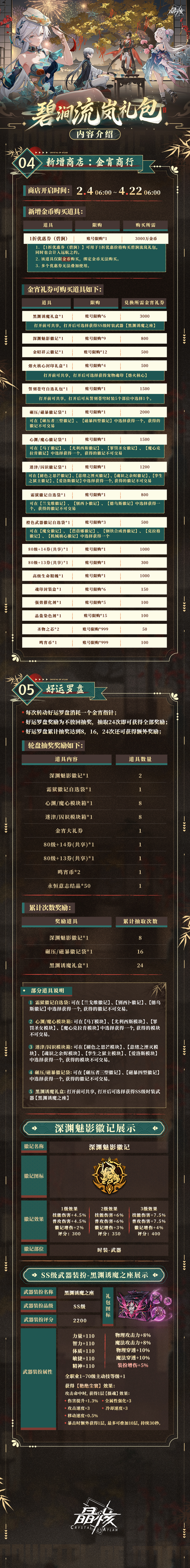 时装预览丨全新时装外观「碧涧流岚」及远航之旅介绍