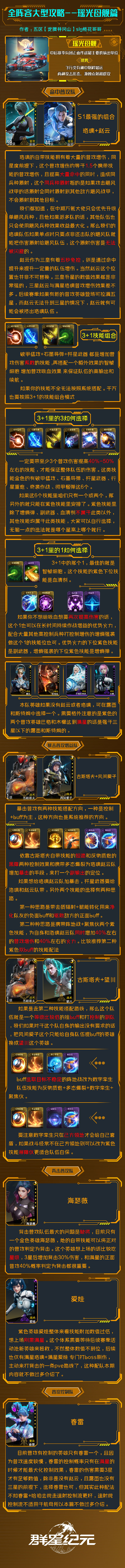 玩家投稿丨内容创作者优质作品赏析第1期
