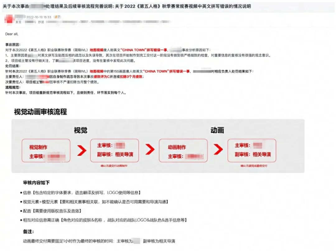 《关于2022年IVL秋季赛地图转场视频内容有误的公告》