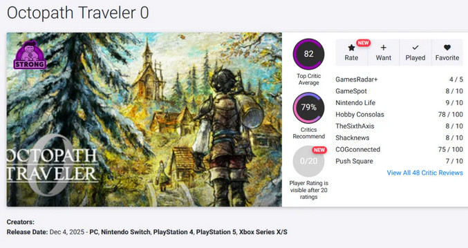 网易免费手游改成“买断制”，《八方旅人0》居然海外Steam口碑贼好？