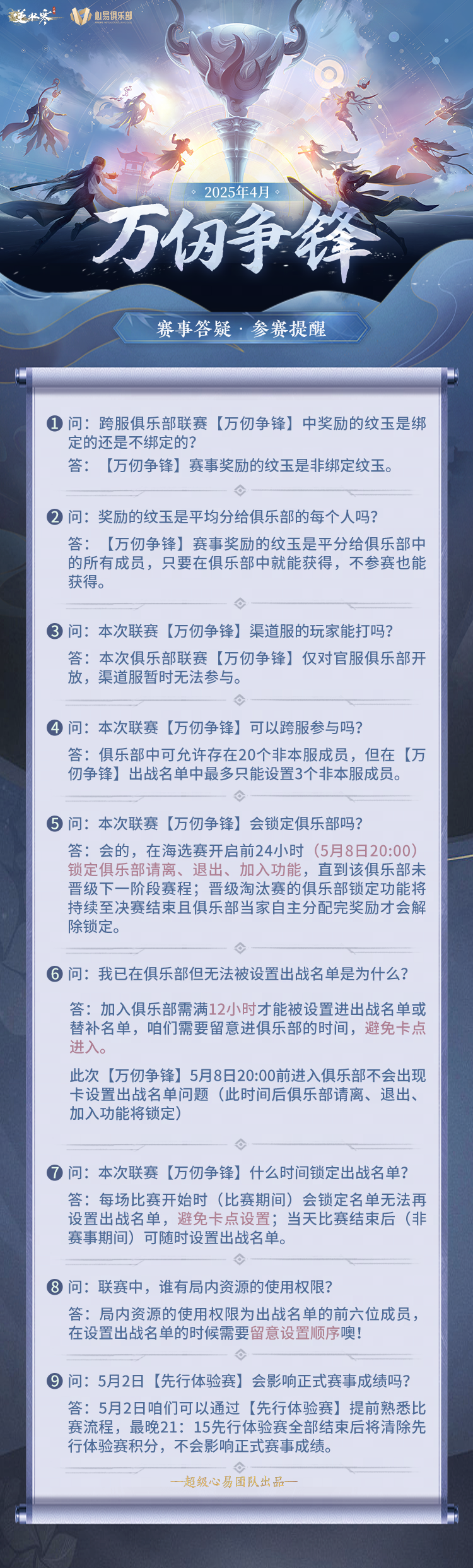 每周育宠次数增加、万仞争锋联赛规则详解！逆水寒努力做最痛快的MMO【策划答疑】