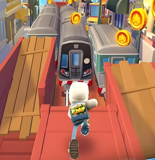 《地铁跑酷》极限翻滚撕裂赛道，预判秒杀刷新高分天花板