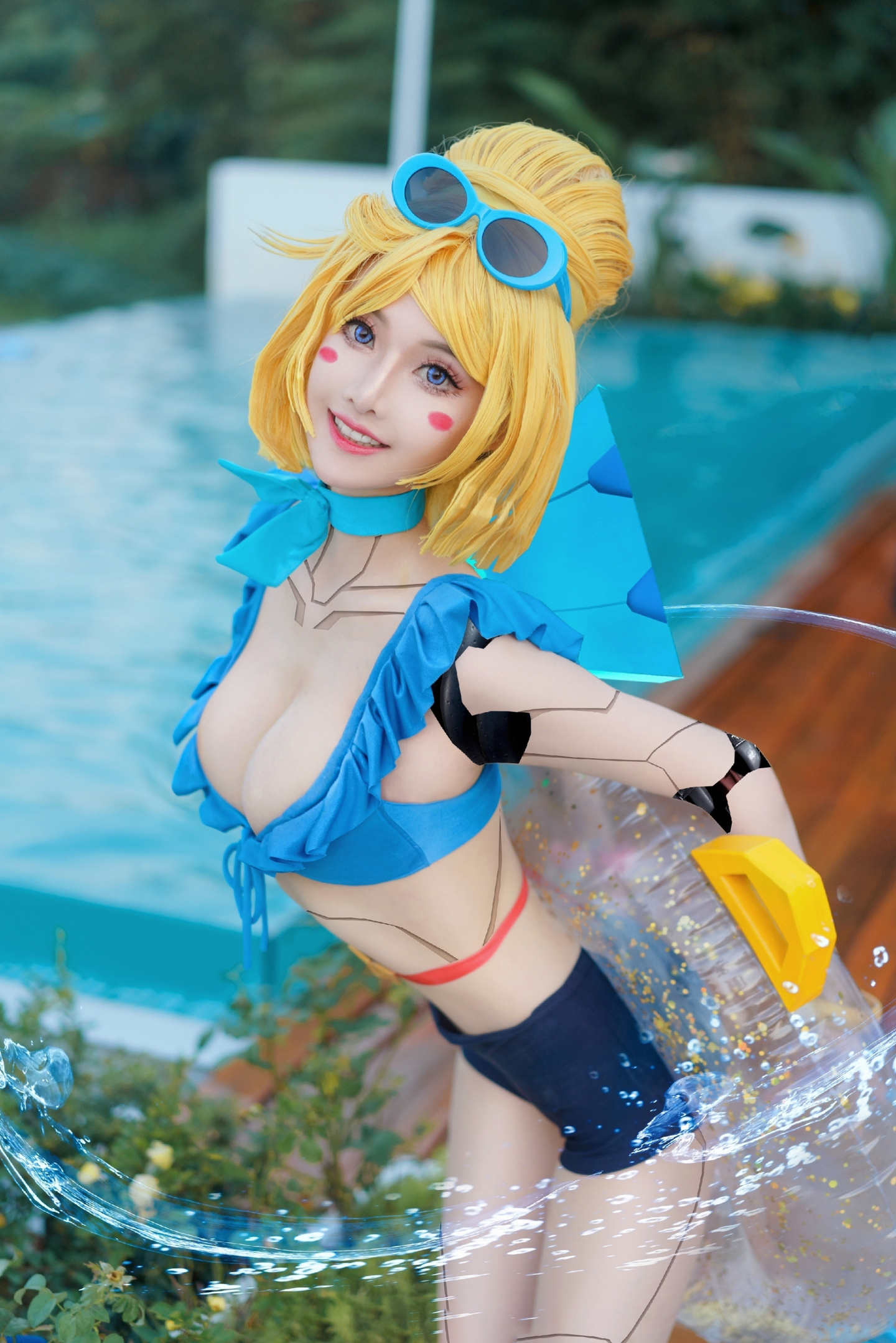 《英雄联盟》 今日份甜蜜的奥莉安娜cosplay，可以甜到你心都融化