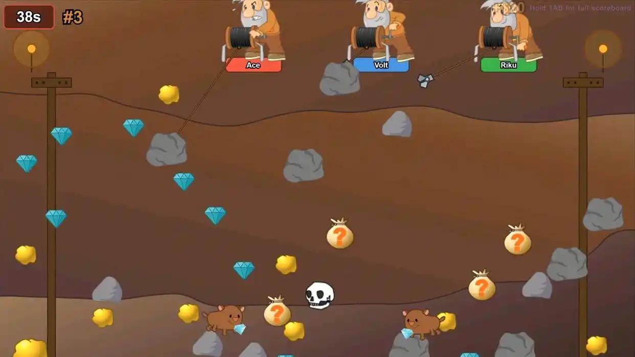 时隔多年经典重启！黄金矿工派对狂欢登陆Steam，多人竞技玩法曝光