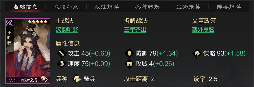 【楚雄】武将攻略：王昭君
