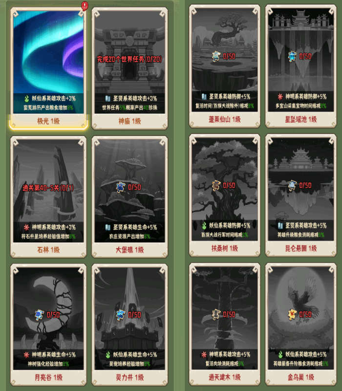 《蛮荒领主》世界奇观介绍