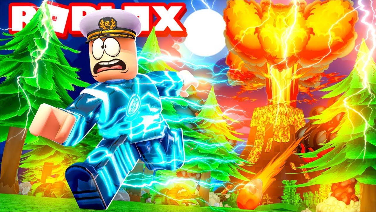 Roblox灾难群岛模拟器：祸患小岛冒险！火山出现在脚下！小格解说
