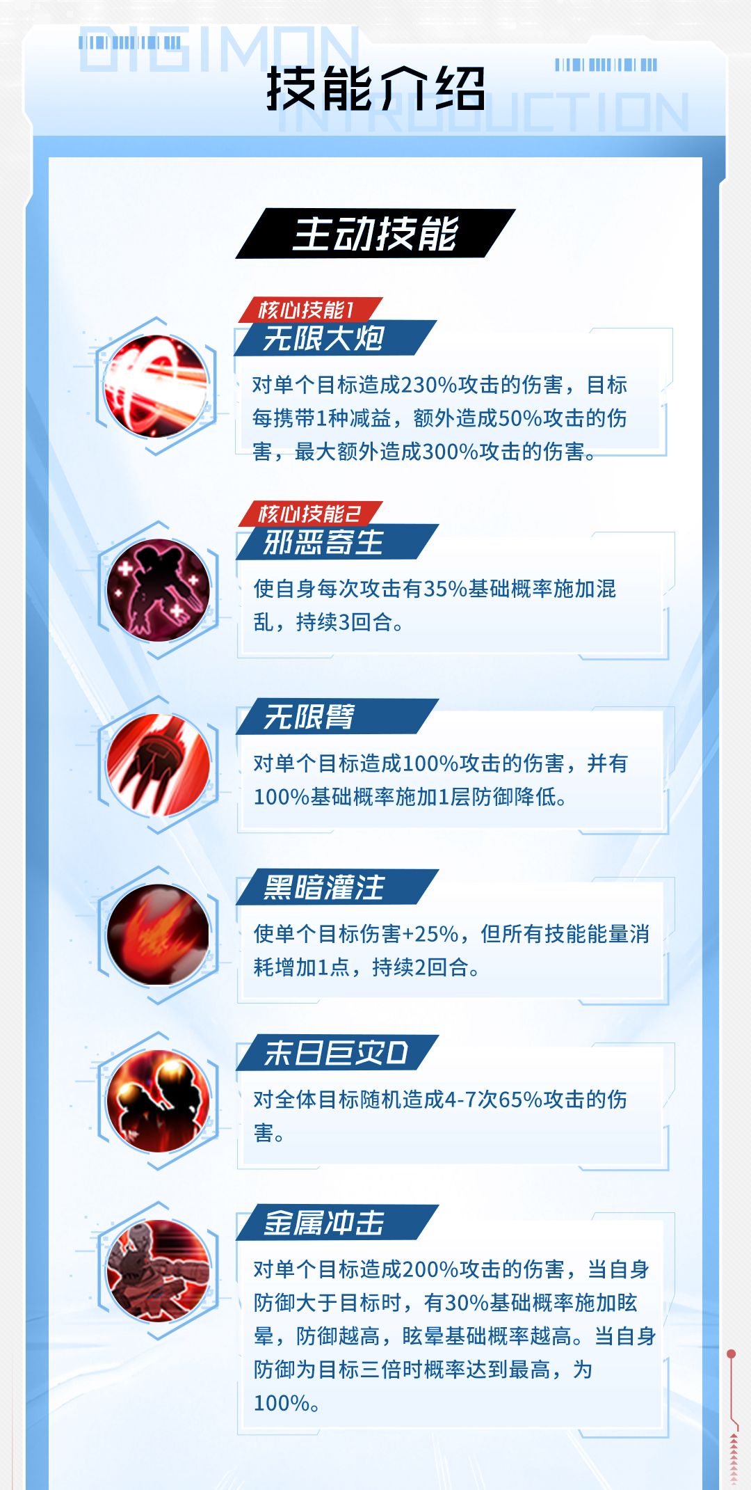 战斗数据库│无限龙兽
