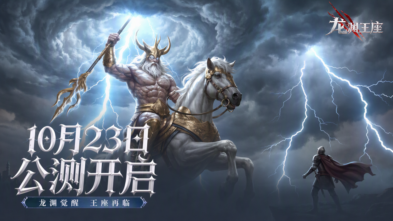 【公测定档】暗黑史诗MMO《龙渊王座》10月23日真王降临！