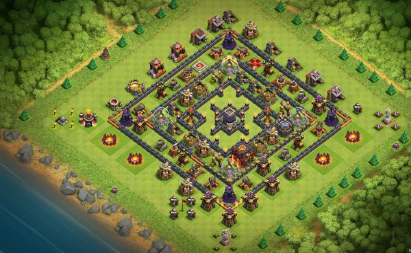 部落冲突10本护黑原创回型阵