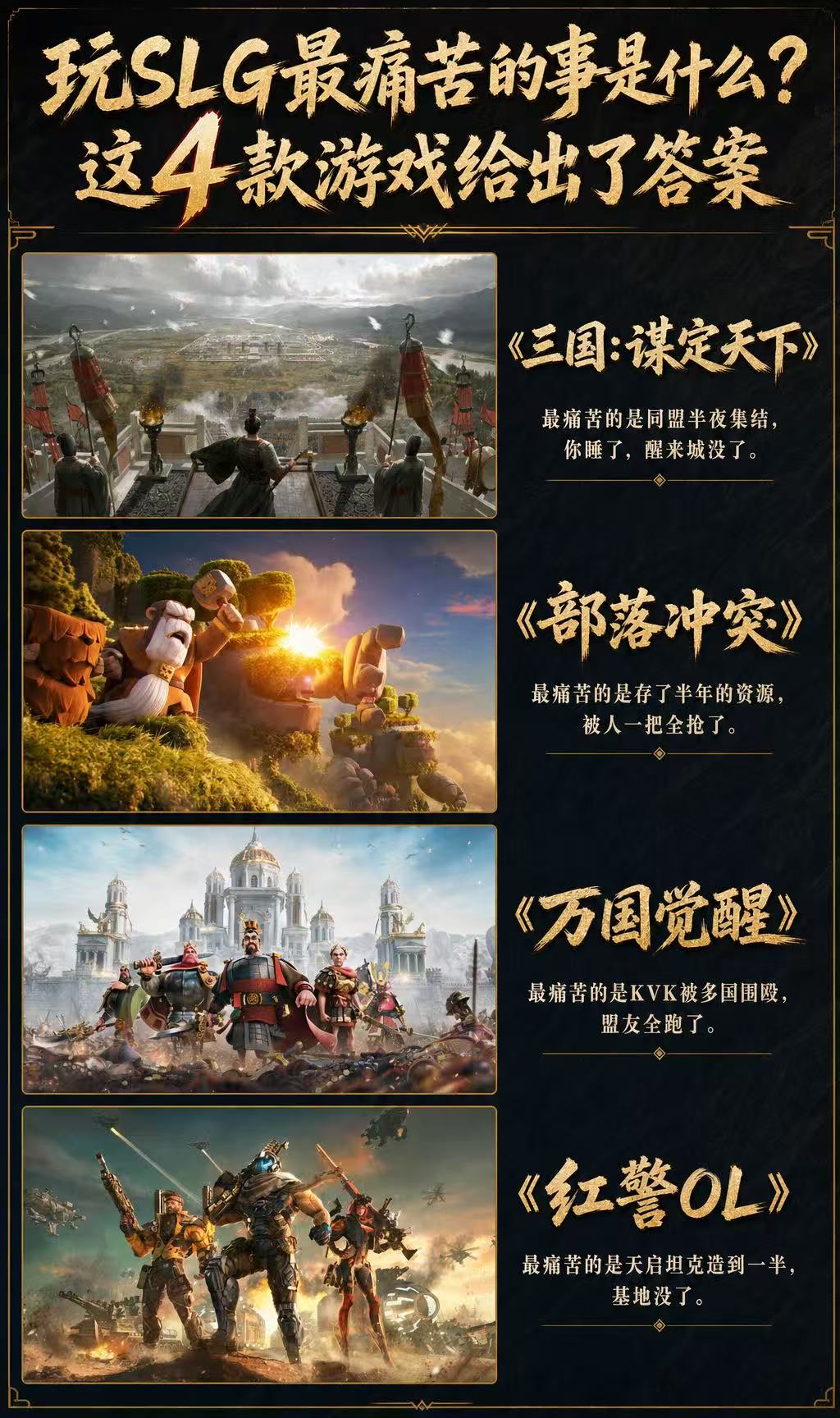 玩SLG痛苦的事是什么？4款游戏给出答案