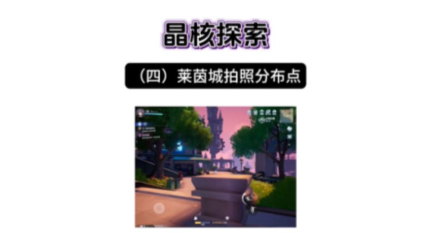 莱茵城的六个拍照分布点