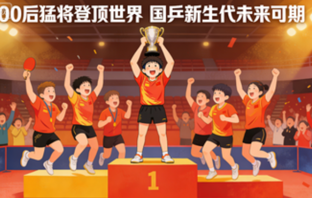 00后猛将登顶世界 国乒新生代未来可期