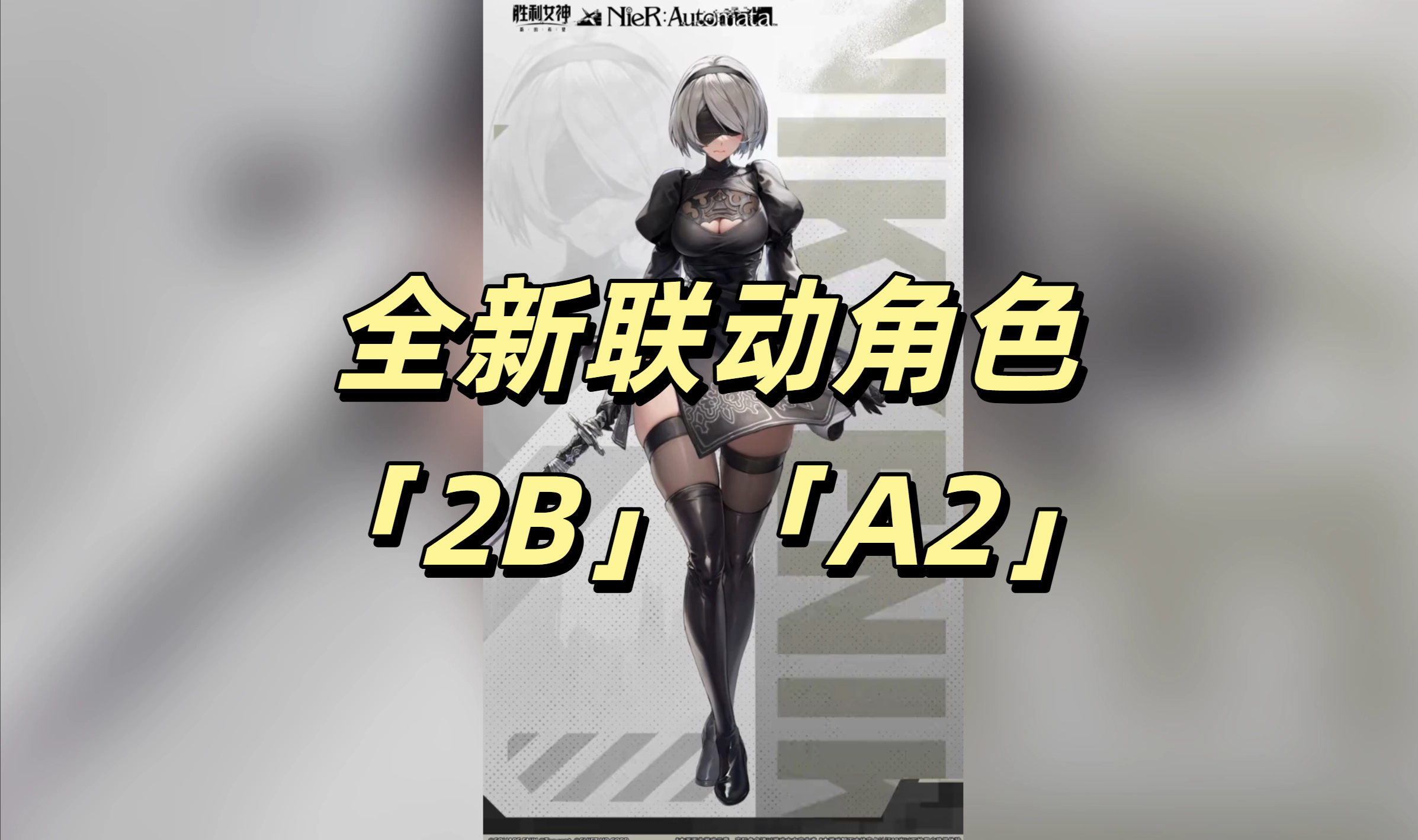 全新联动角色「2B」「A2」