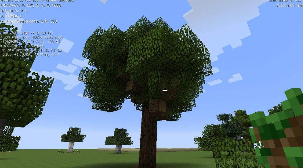 我的世界嫌弃树木太失真试试这个mod