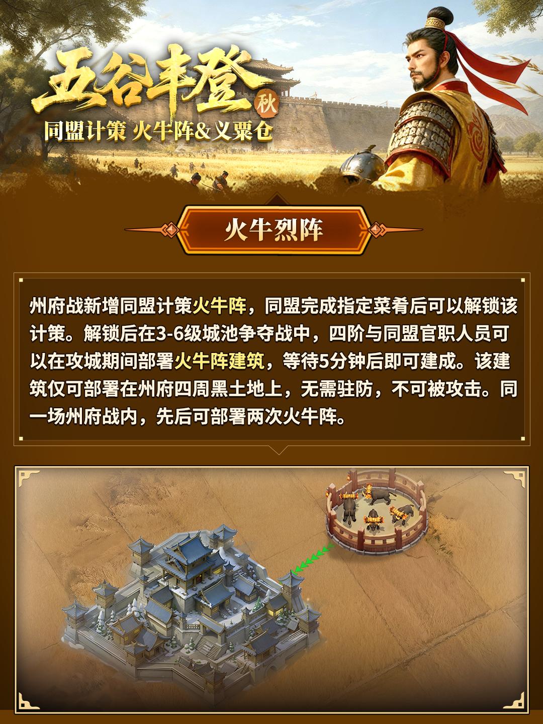 【资讯】新剧本五谷丰登（秋）同盟计策爆料