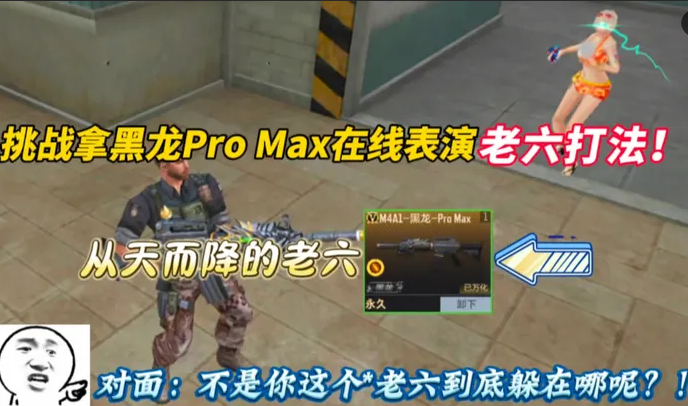 挑战拿黑龙ProMax在线表演老六打法!
