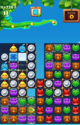 开心消消乐：第226关除冰技巧及刷河马得分要点
