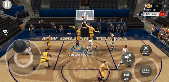美职篮2K20：大前锋需要配合紫色徽章进行背打及防守