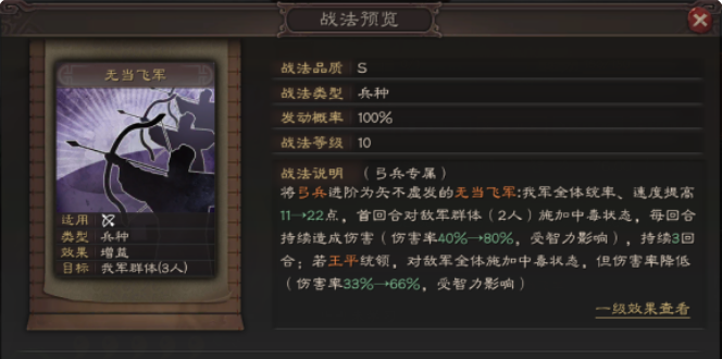 《三国志战略版》无当飞军兵种将领王平，出色在哪里？