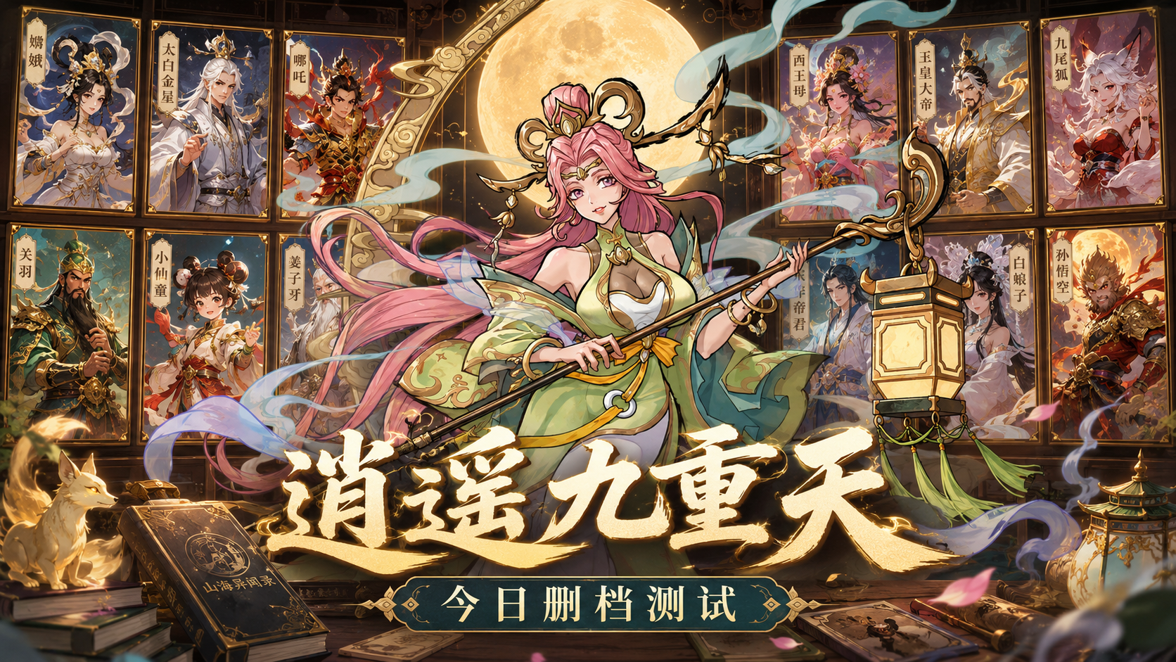 【今日删测】《逍遥九重天》08:00 现已开服！