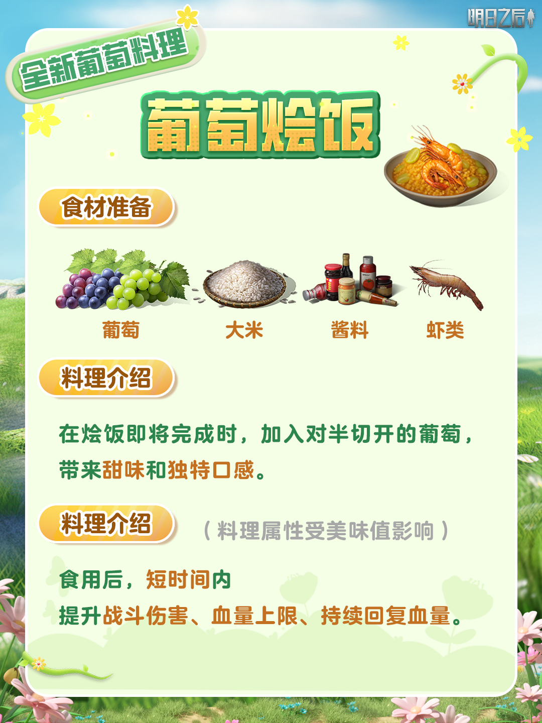 新食材烹饪手册，助你轻松提升生存能力！
